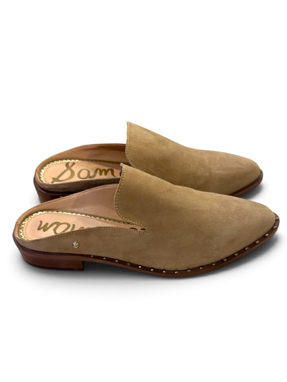 Sam Edelman Llewellyn Suede Mule with Studded Trim Ladies 7